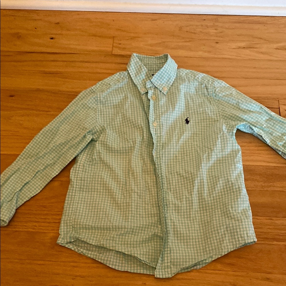 Men's Green Checkered Shirt